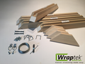 WrapTek Museum Depth 1-¼" low profile stretcher bars complete kit – Made in USA