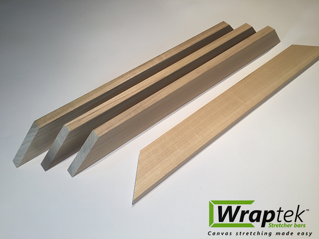 Set of 4 diagonal 45 degree back braces for supporting large stretcher bar kits over 30 inches
