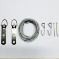 Heavy Duty Canvas Hanging Kit with extra-strong sawtooth hangers and mounting hardware – Made in USA